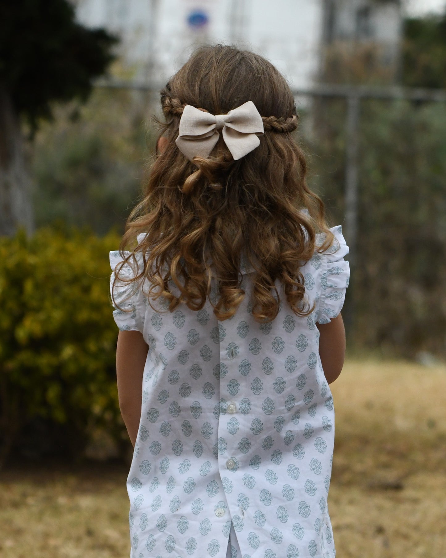 Moños pequeños palo de rosa