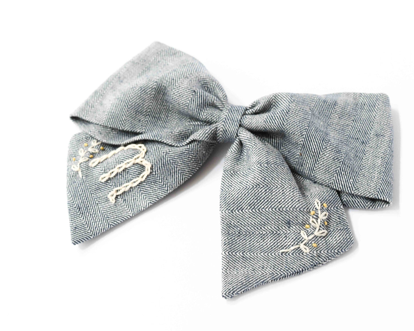 Moño personalizado azul