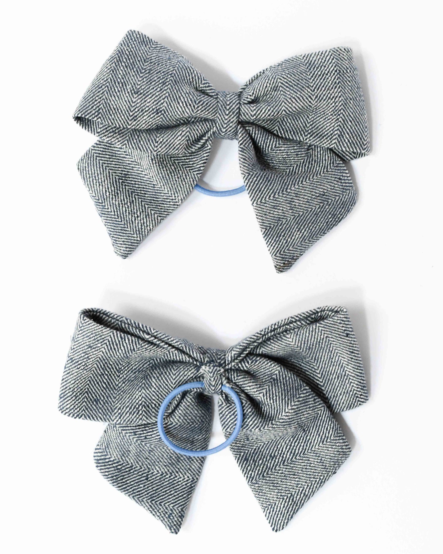 Moños pequeños azul