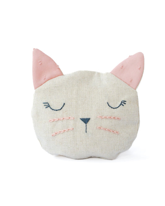 Gatito semillas rosa