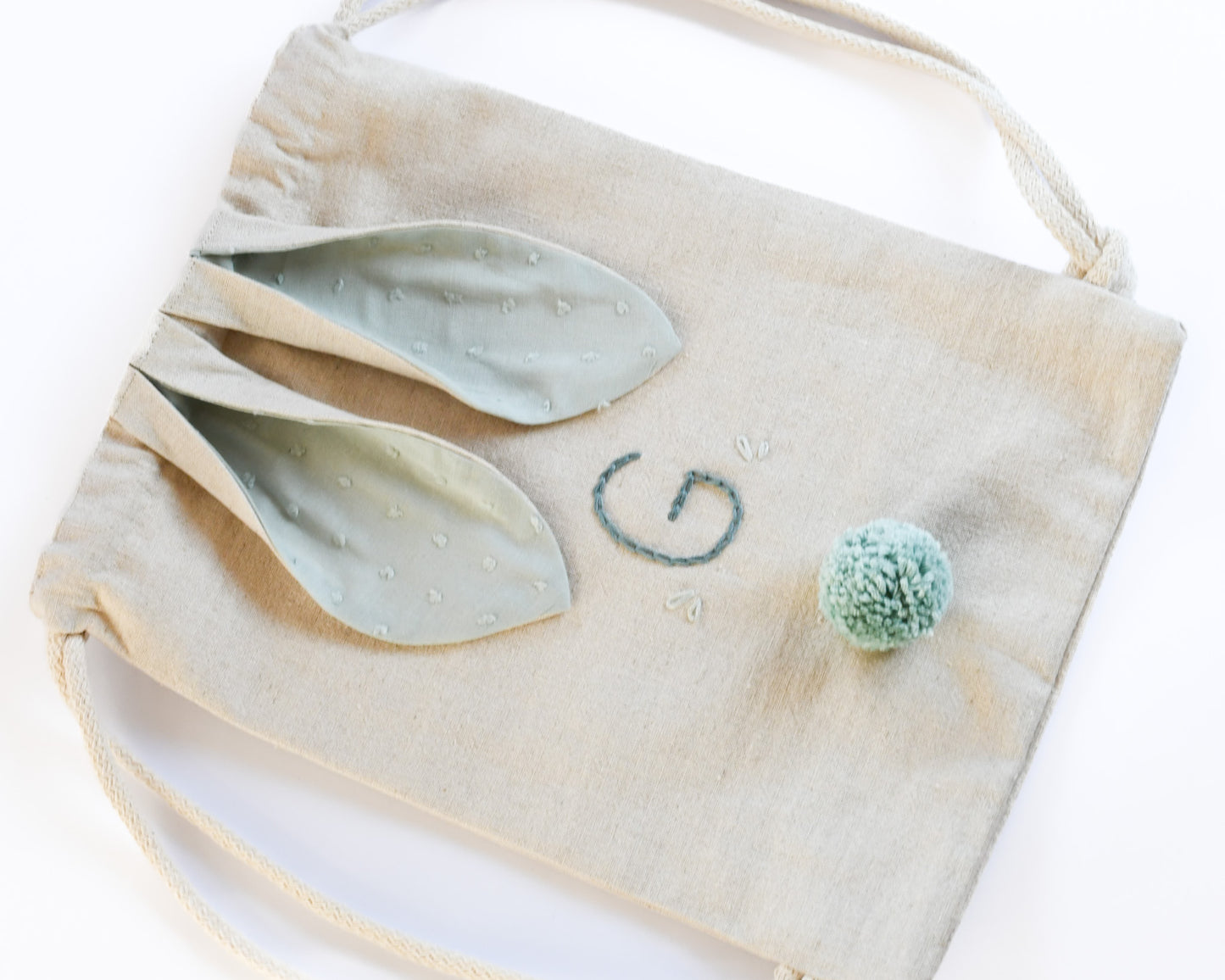 Mochilita conejo personalizada